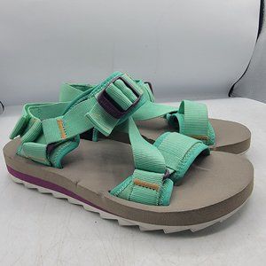 Merrell Alpine Strap Womens 8 Mint Green Sandals Shoes Casual Walking J003564